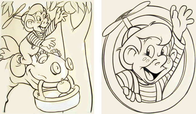 beany and cecil original drawings
