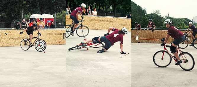 bike polo birdie down